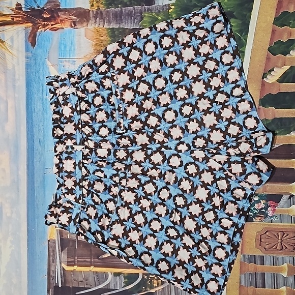 Loft‎ Graphic Print Shorts Size XS NWT - Picture 6 of 8